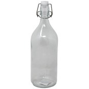 Wholesale - 36.5oz GLASS BOTTLE WITH STOPPER C/P 20, UPC: 068296510771